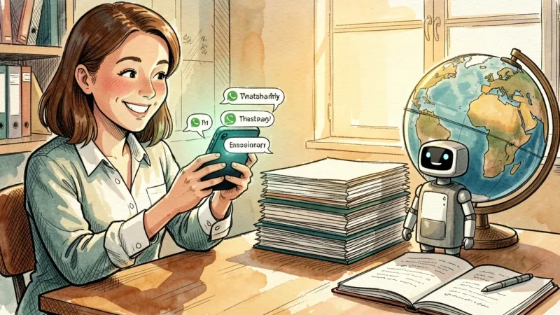 AI for schools and online course providers: automated enrollment and student support on WhatsApp