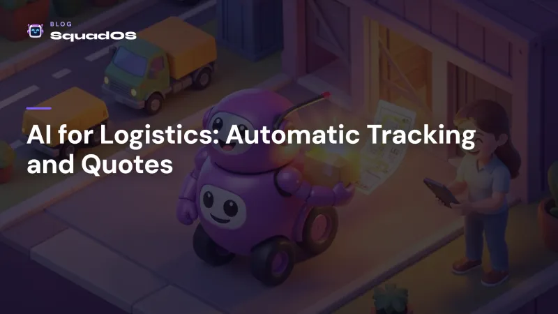 AI for Logistics and Freight Companies: Tracking and Quotes Without the Phone Queue
