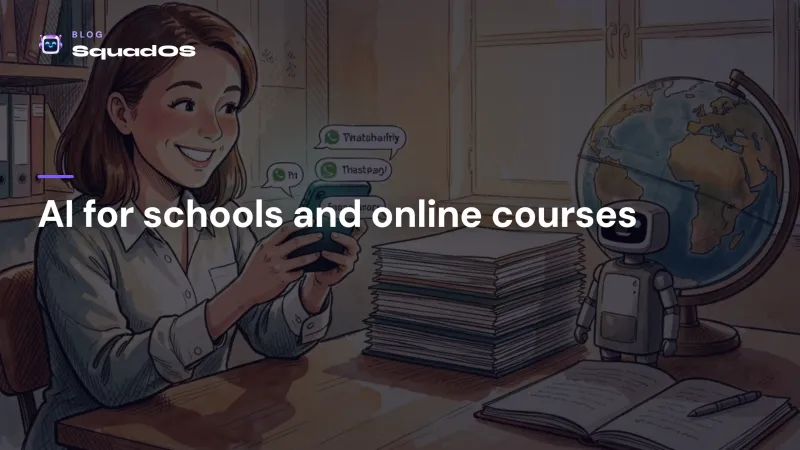 AI for schools and online course providers: automated enrollment and student support on WhatsApp