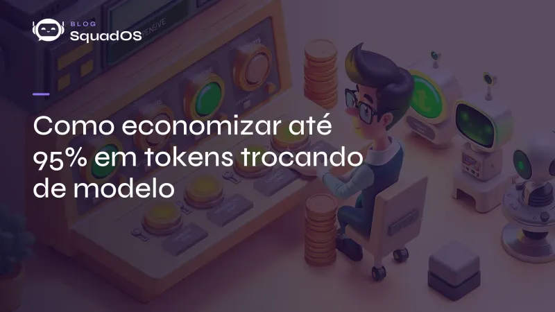 Como economizar até 95% em tokens trocando de modelo na hora certa